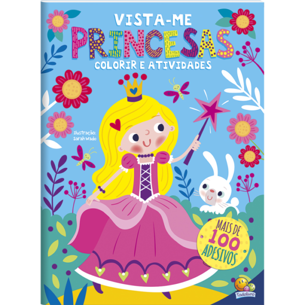 Vista-me! Princesas com Adesivos