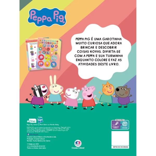 Livro Adesivos Peppa Pig - Adesivos e atividades - Image 2