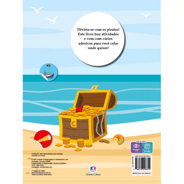 Livro Adesivos Piratas - Image 2