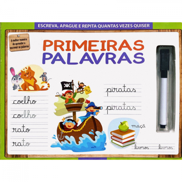 Escreva Apague e Repita - Primeiras Palavras
