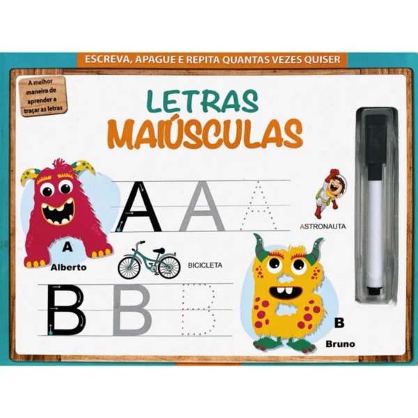 Escreva Apague e Repita - Letras Maiusculas