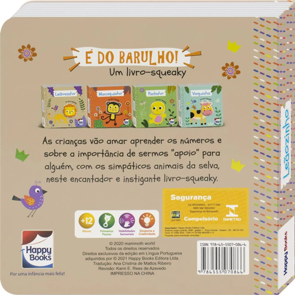 É do barulho! Um livro-squeaky: Leãozinho - Image 5