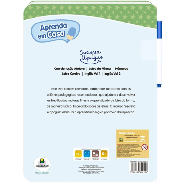Aprenda em Casa Escreva e Apague: Letra de Forma - Image 2