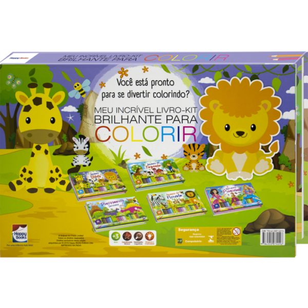 Meu Incrível LIVRO-KIT Brilhante para Colorir: Animais Bebês - Image 6