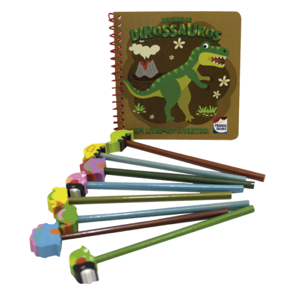Um livro-kit divertido! Desenhe os Dinossauros - Image 7