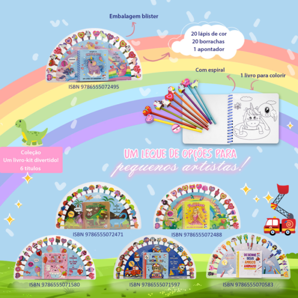 Um livro-kit divertido! Desenhe os Dinossauros - Image 5