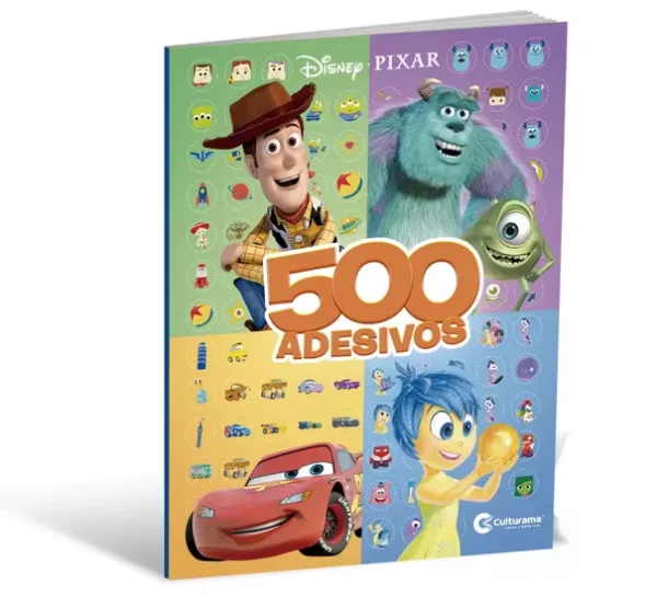 Livro - 500 Adesivos Disney Pixar - Image 3
