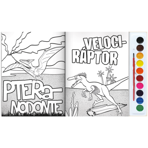 Brincando com Aquarela: Dinos - Image 4