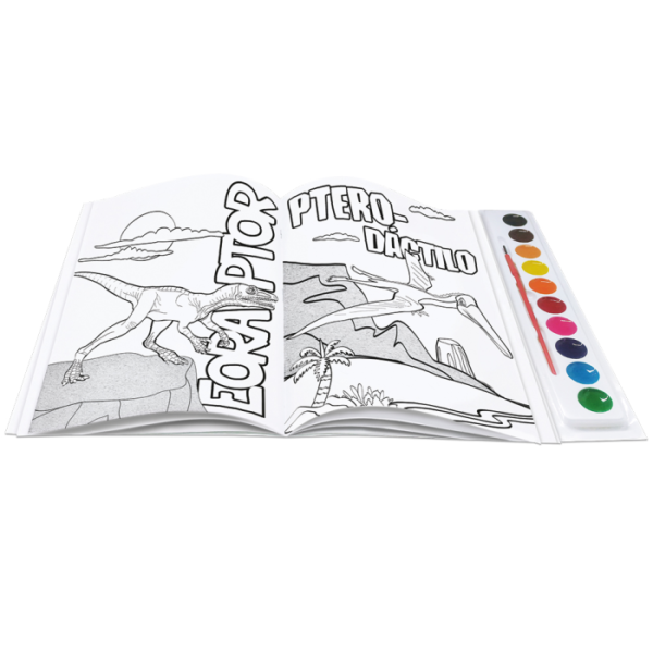 Brincando com Aquarela: Dinos - Image 3