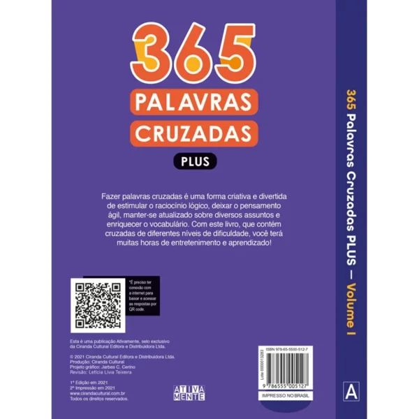 365 Palavras cruzadas plus - volume I - Image 2