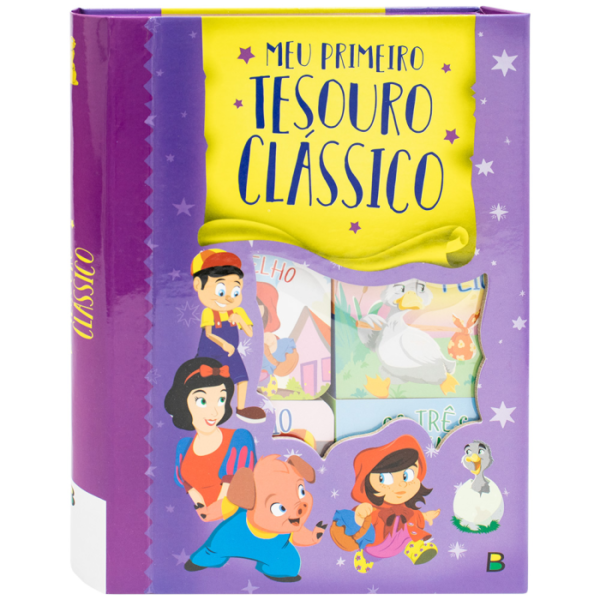 Box de Mini Livros - Meu Primeiro Tesouro Clássico com 6 und.