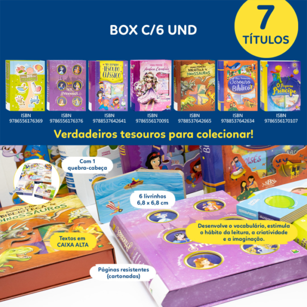Box de Mini Livros - Meu Primeiro Tesouro Clássico com 6 und. - Image 6