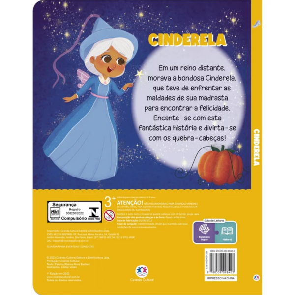 Livro Quebra-cabeça Cinderela - Image 3