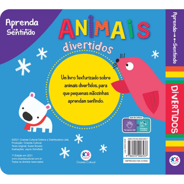 Livro Toque e sinta Animais divertidos - Image 2