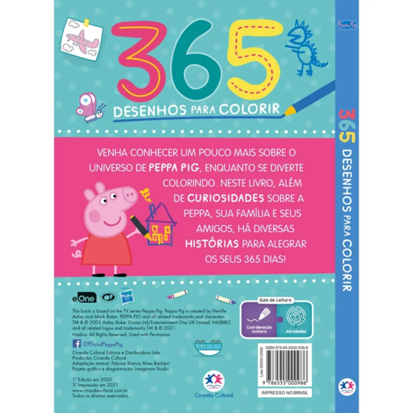 Peppa Pig - 365 Desenhos para colorir - Image 2