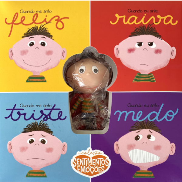 Coleção Sentimentos e Emoções com Boneco