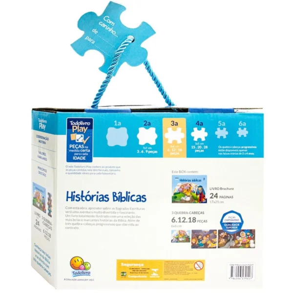 Todolivro Play Quebra-Cabeça progressivo 3anos Histórias Bíblicas - Image 3