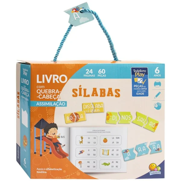 Todolivro Play Quebra-Cabeça Assimilação 6anos - Sílabas