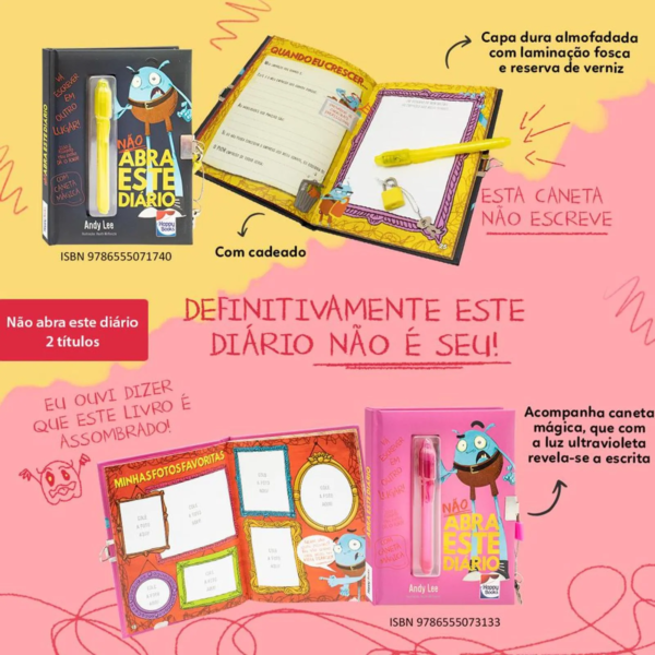 Não abra este Diário - com Caneta Mágica - Image 6