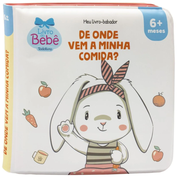 Livro de Banho Meu Livro-Babador Rosa