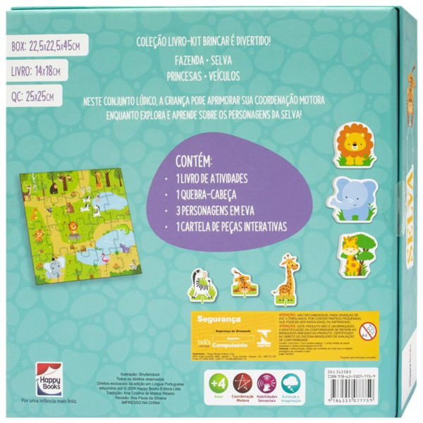 Livro Brincar é Divertido! Selva - Image 2