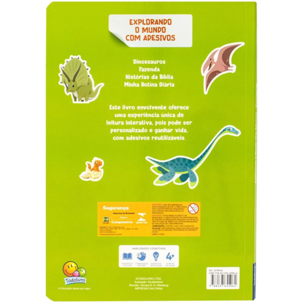 Explorando o Mundo com adesivos: Dinossauros - Image 2