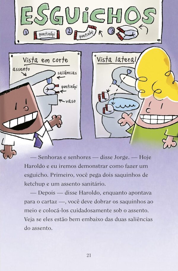 Capitão Cueca e a grande e desagradável batalha do Menino Biônico Meleca Seca – Vol. 6 em cores!: Parte 1: A noite das r - Image 3